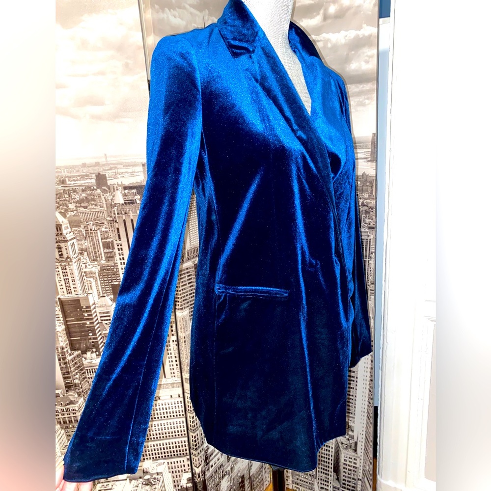 Blue Velvet Blazer